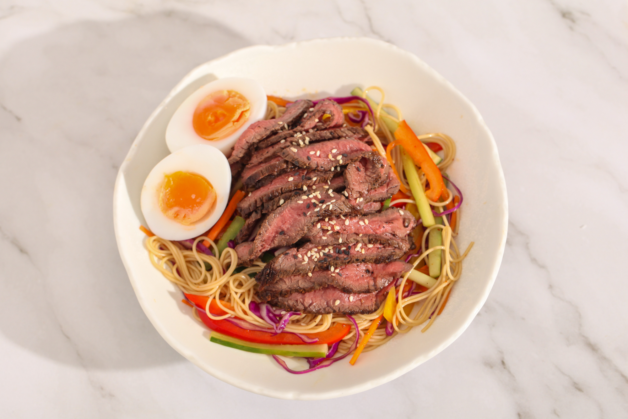 Grass-fed Rump & Somen Noodle Salad